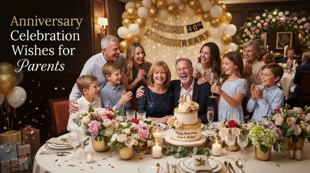 Anniversary Celebration Wishes for Parents