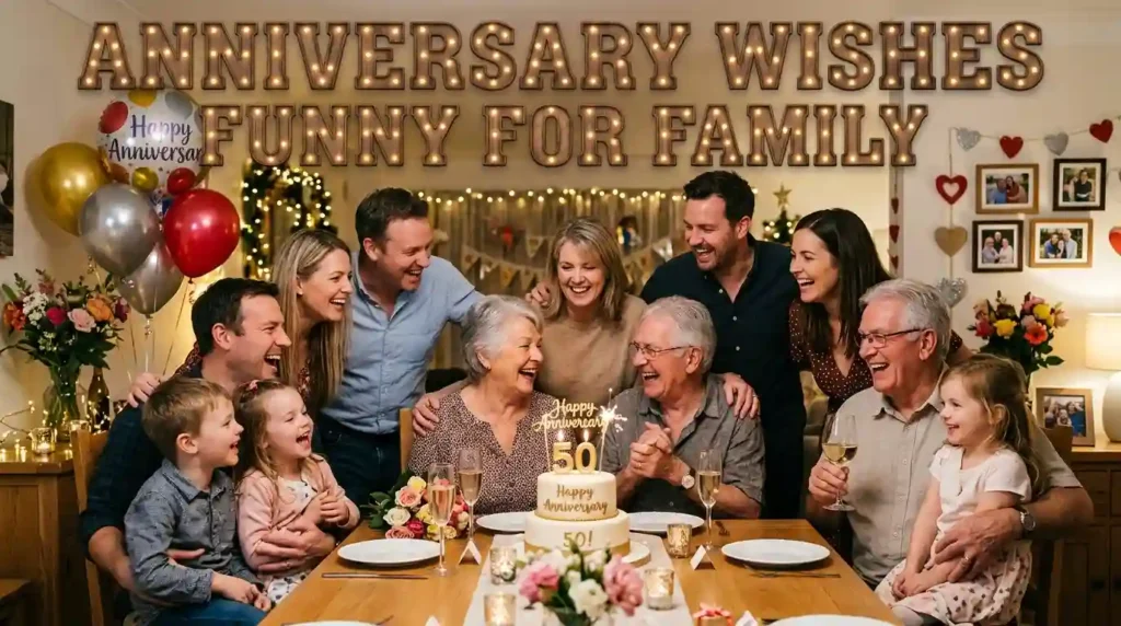 Anniversary Wishes FunnyFor Family