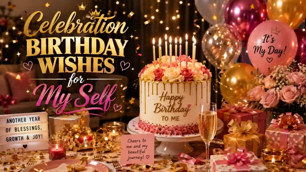 Celebration Birthday Messages for Yourself