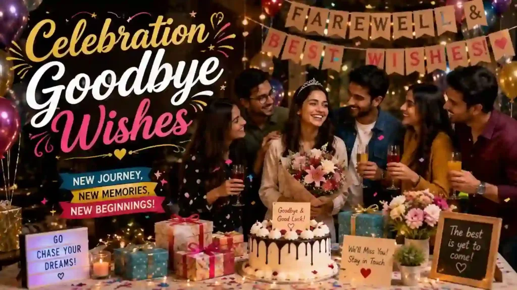 Celebration Goodbye Wishes