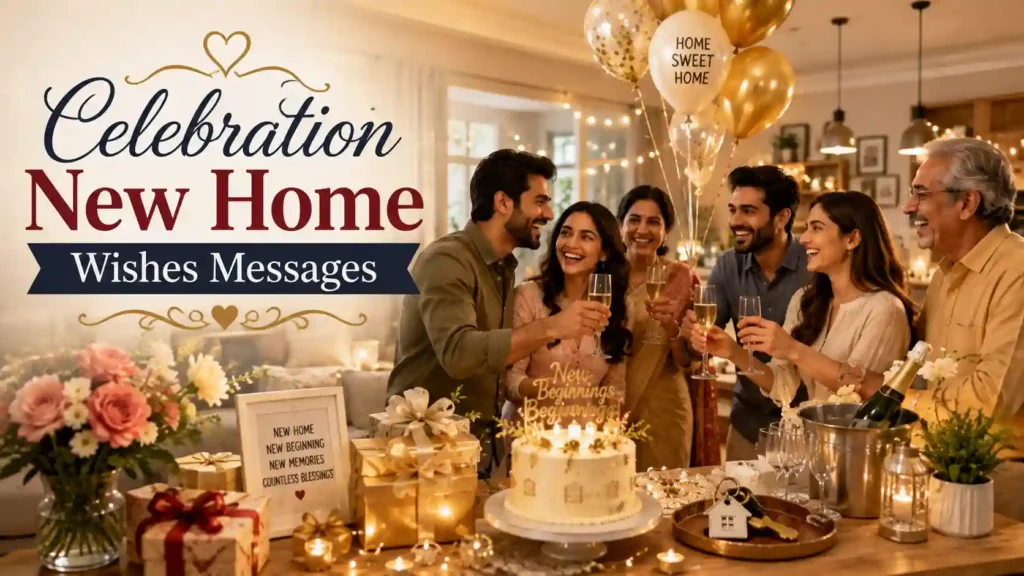 Celebration New Home Wishes Messages