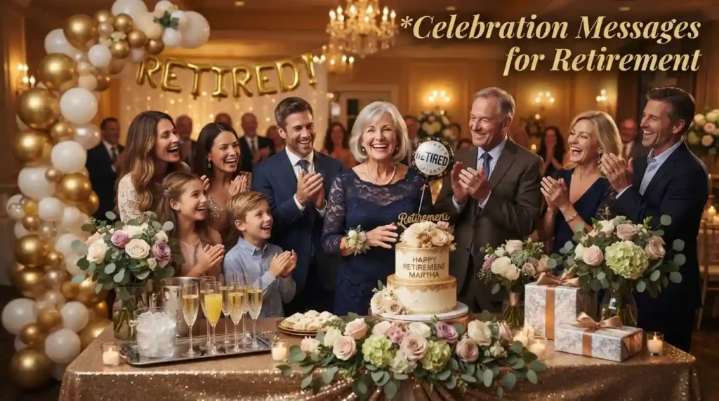 Celebration Retirement Wishes for Family Member