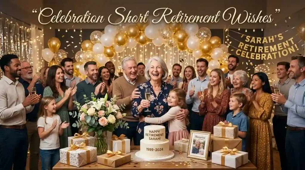 Celebration Short Retirement Wishes