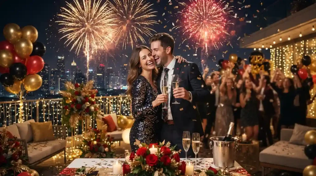 Celebration Wishes for a Romantic New Year
