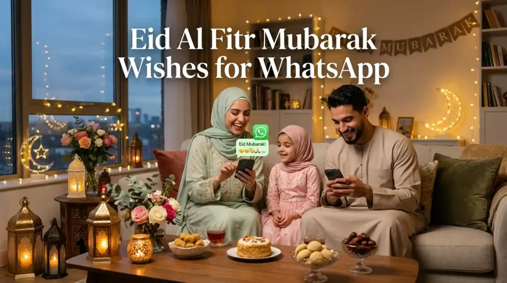 Eid Al Fitr Mubarak Wishes for WhatsApp