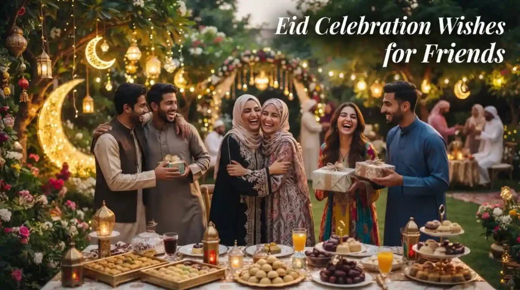 Eid Celebration Wishes for Friends
