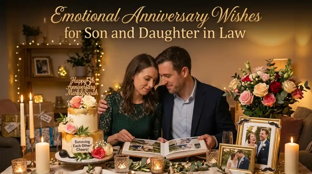 Emotional Anniversary Wishes for Son and Daughter in Law