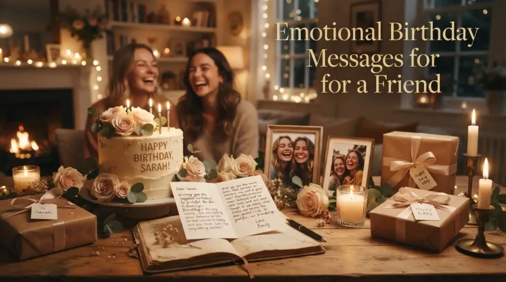 Emotional Birthday Messages for a Friend