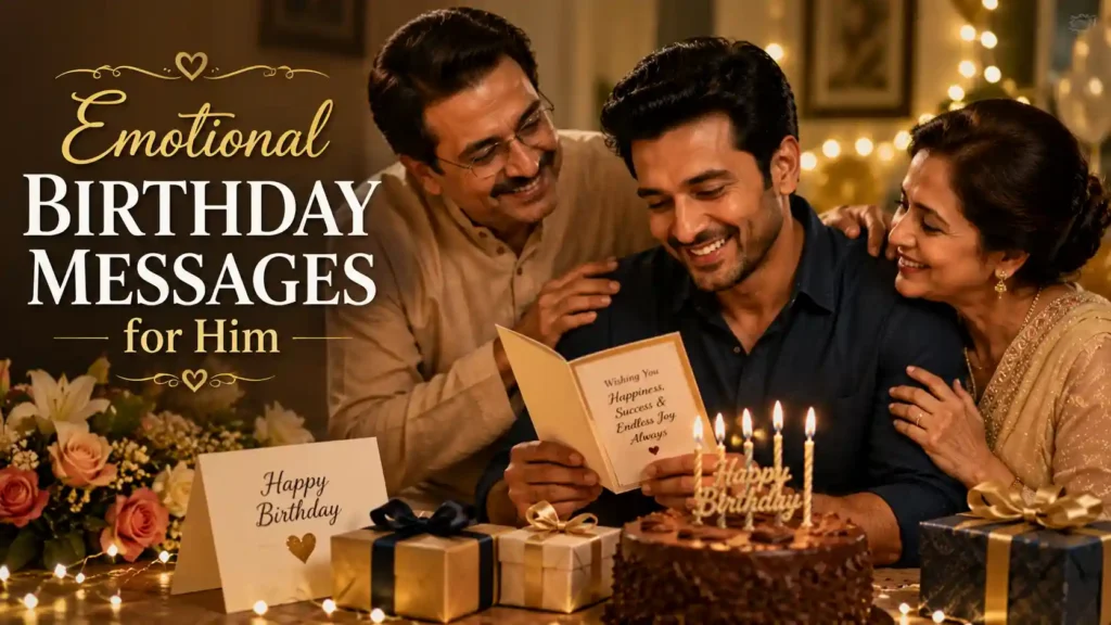 Emotional Birthday Messages for Him
