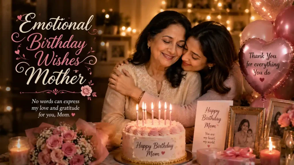 Emotional Birthday Wishes Mother
