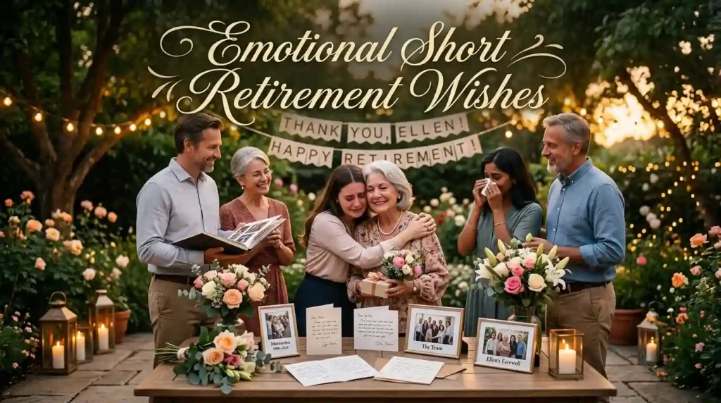 Emotional Short Retirement Wishes