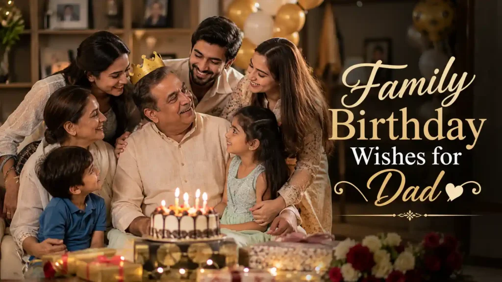 Family Birthday Wishes for Dad