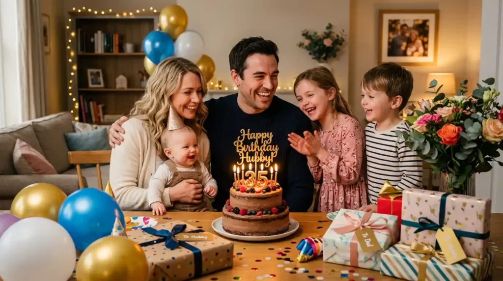 Family Birthday Wishes for Hubby