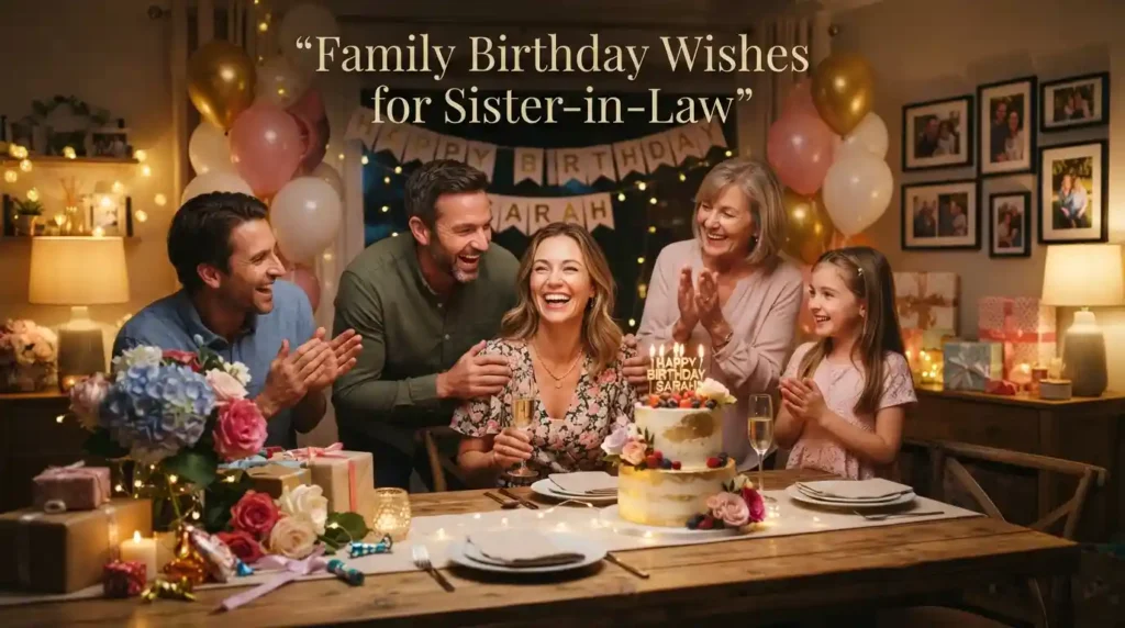 Family Birthday Wishes for Sister-in-Law