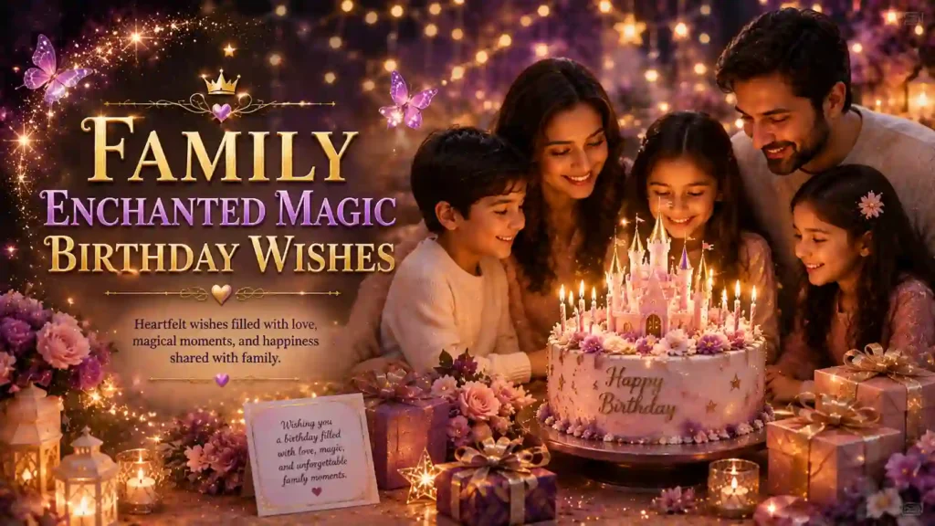 Family Enchanted Magic Birthday