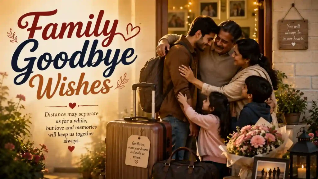 Family Goodbye Wishes