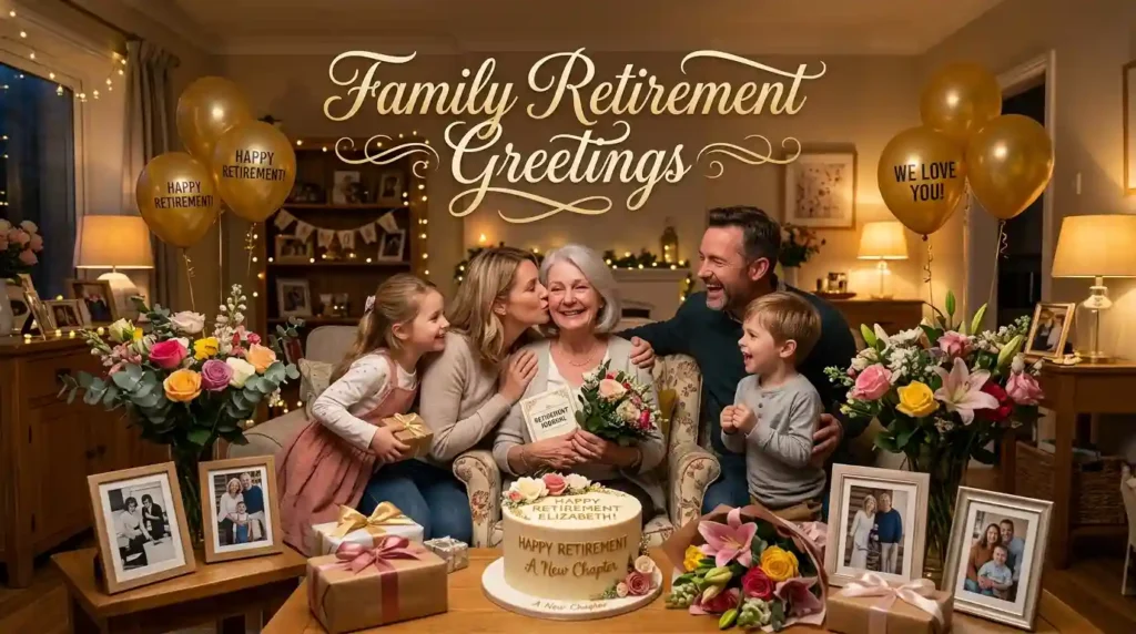 Family Retirement Greetings