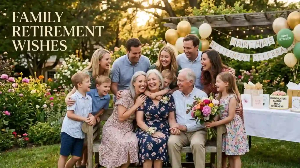 Family Retirement Wishes for Family Member