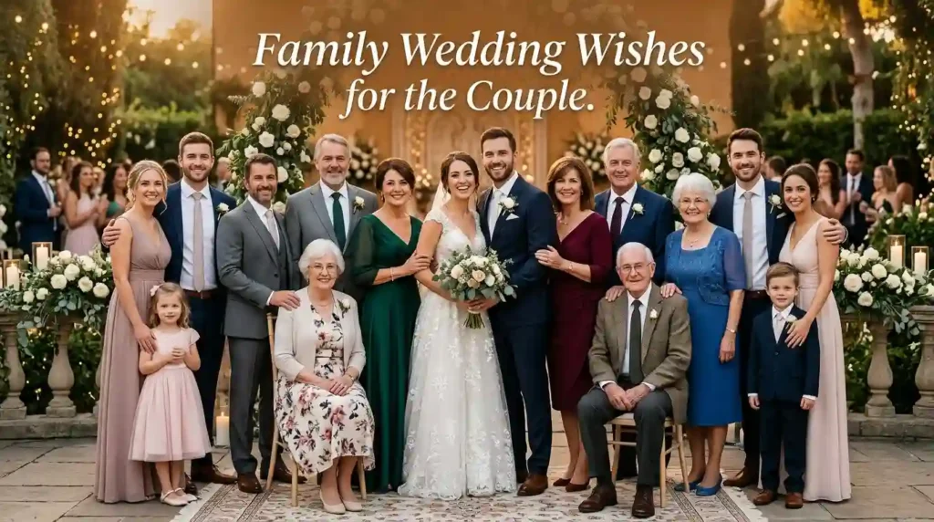 Family Wedding Wishes for the Couple