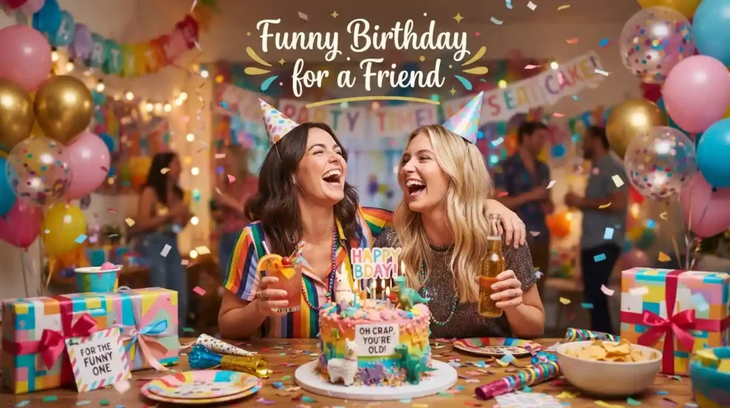 Funny Birthday Wishes for a Friend