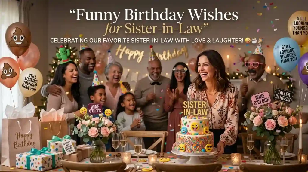 Funny Birthday Wishes for Sister-in-Law