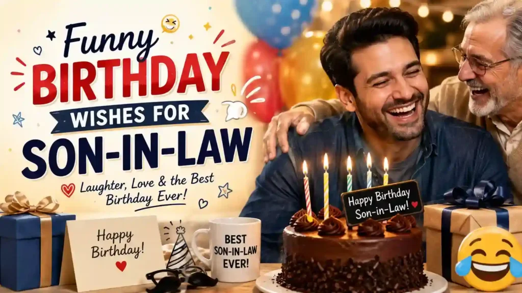 Funny Birthday Wishes for Son-in-Law