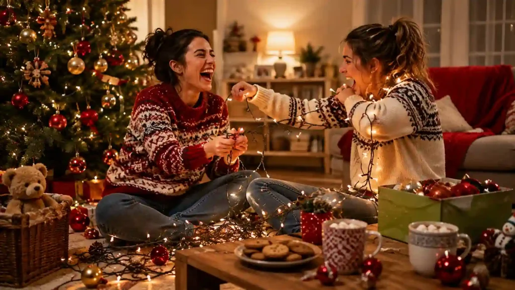 Funny Christmas Wishes for Sister