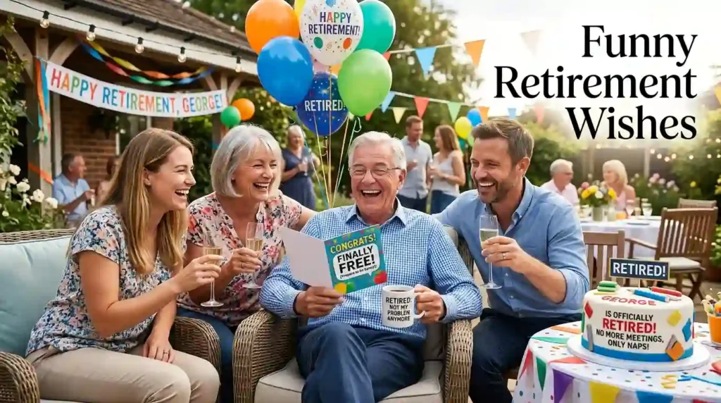 Funny Retirement Wishes for Family Member