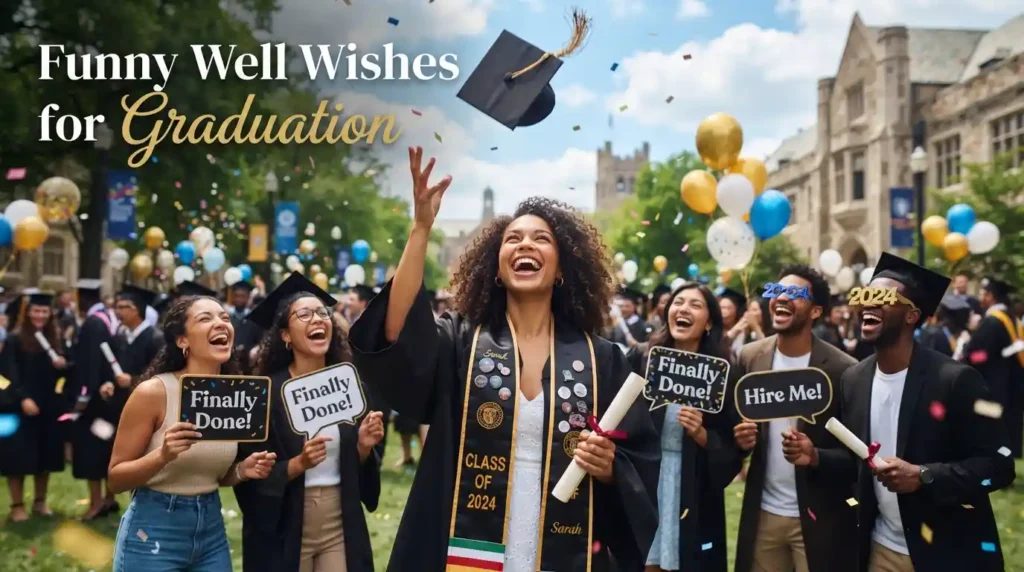 Funny Well Wishes for Graduation