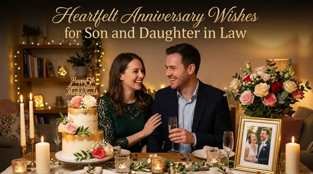 Heartfelt Anniversary Wishes for Son and Daughter in Law