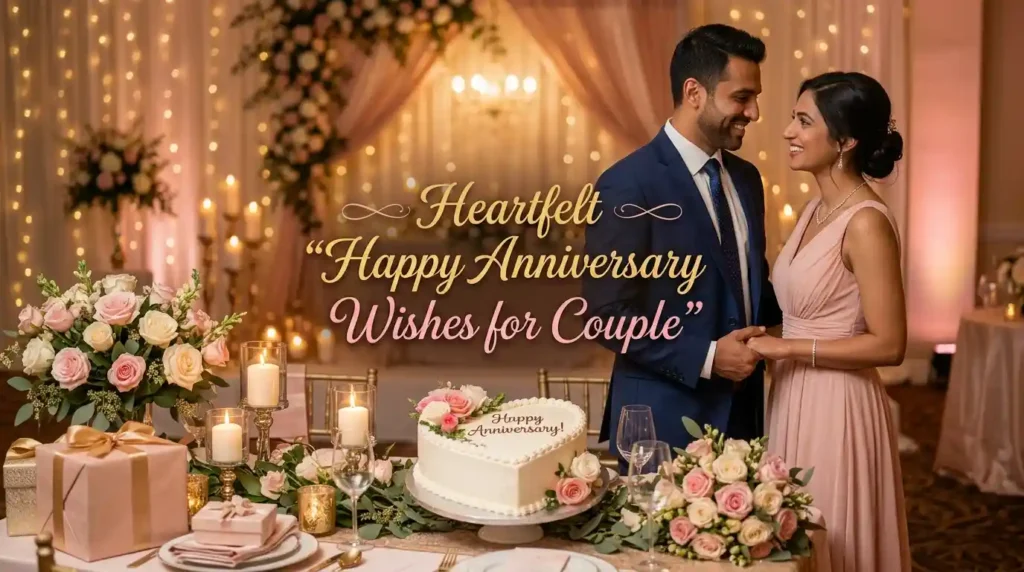 Heartfelt Happy Anniversary Wishes for Couple