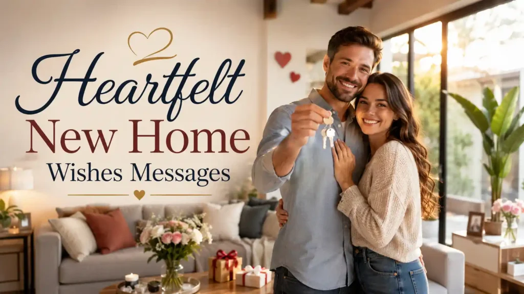 Heartfelt New Home Wishes Messages