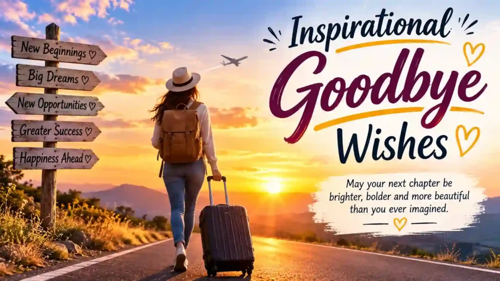 Inspirational Goodbye Wishes