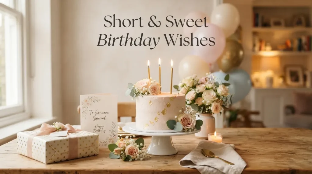 Short & Sweet Birthday Wishes