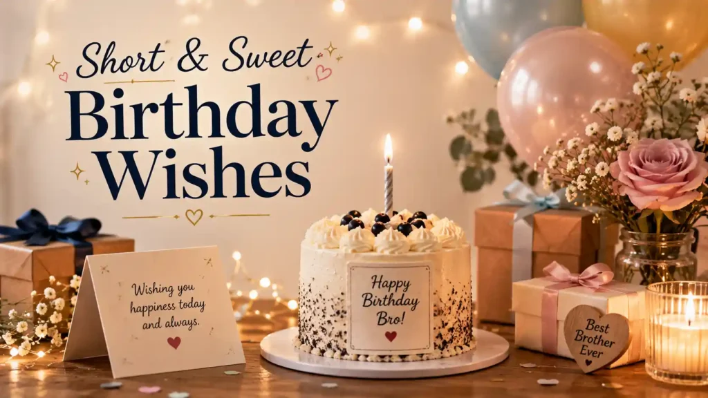 Short & Sweet Birthday Wishes