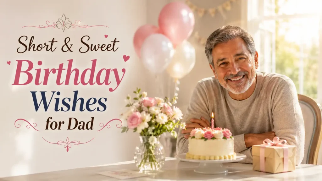 Short and Sweet Birthday Wishes for Dad