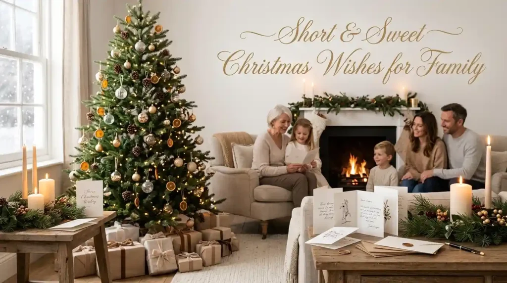 Short & Sweet Christmas Wishes for Family