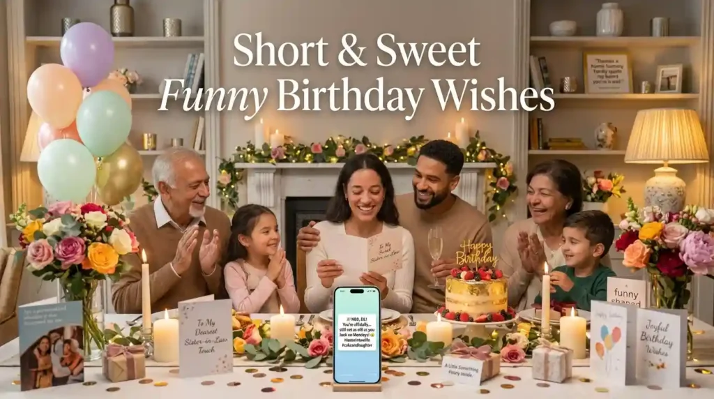 Short & Sweet Funny Birthday Wishes