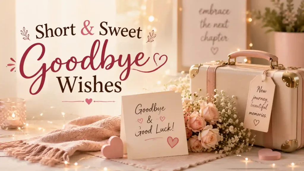 Short & Sweet Goodbye Wishes