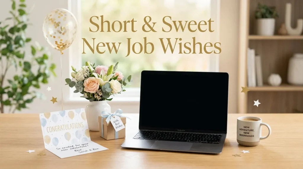 Short & Sweet New Job Wishes