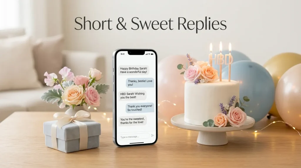 Short & Sweet Replies