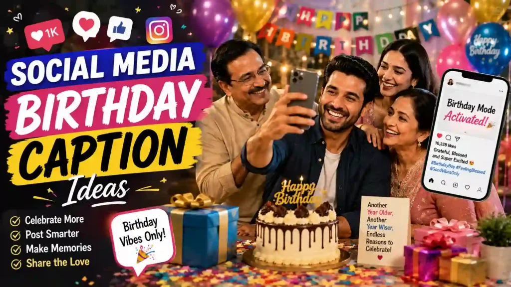 Social Media Birthday Caption Ideas