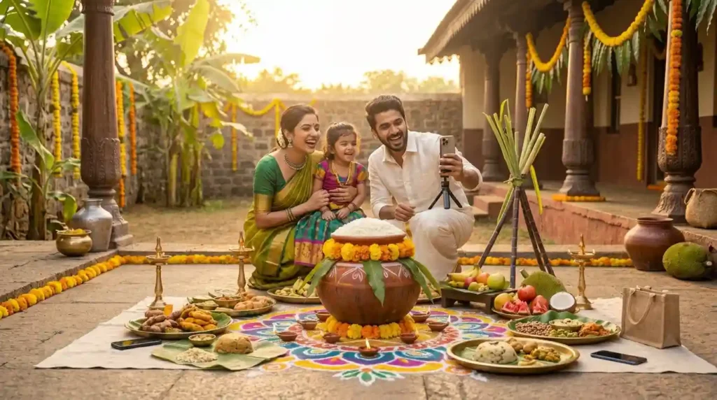 Social Media Caption Ideas for Pongal