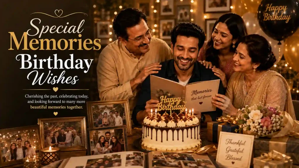 Special Memories Birthday Wishes