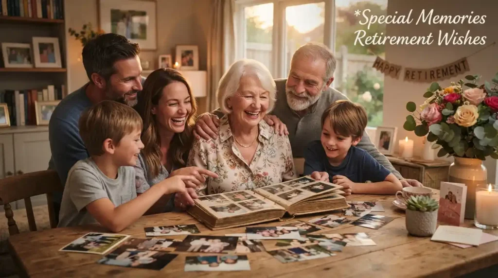 Special Memories Retirement Wishes for Family Member
