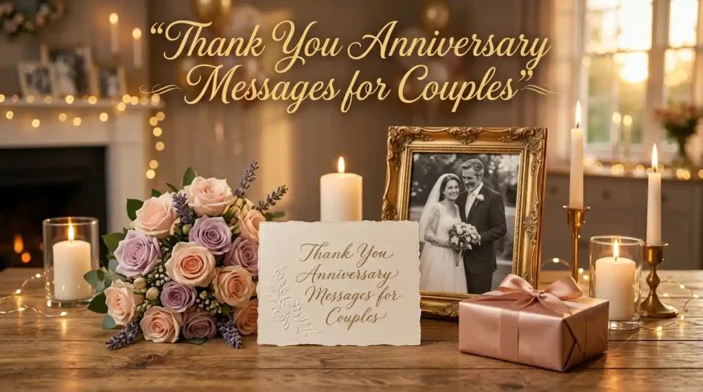 Thank You Anniversary Messages for Couples