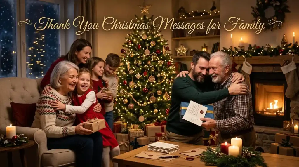 Thank You Christmas Messages for Family