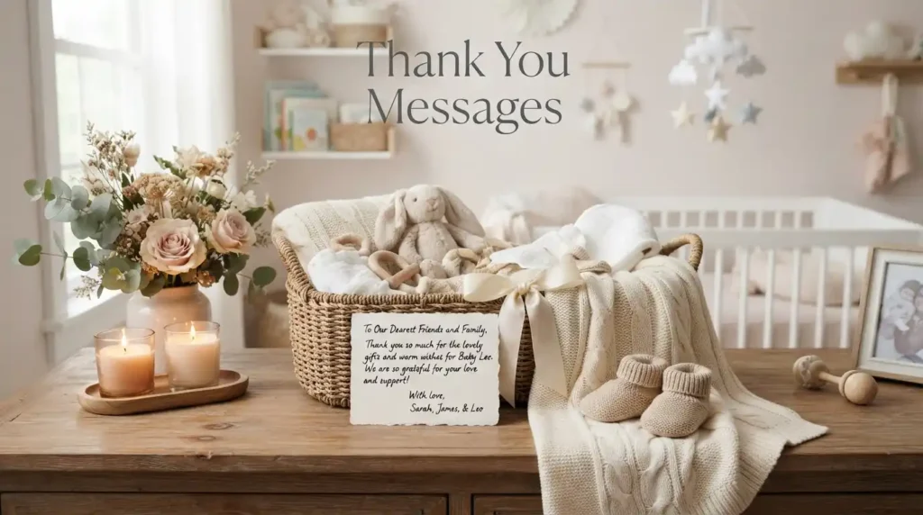 Thank You Messages for Baby Wishes