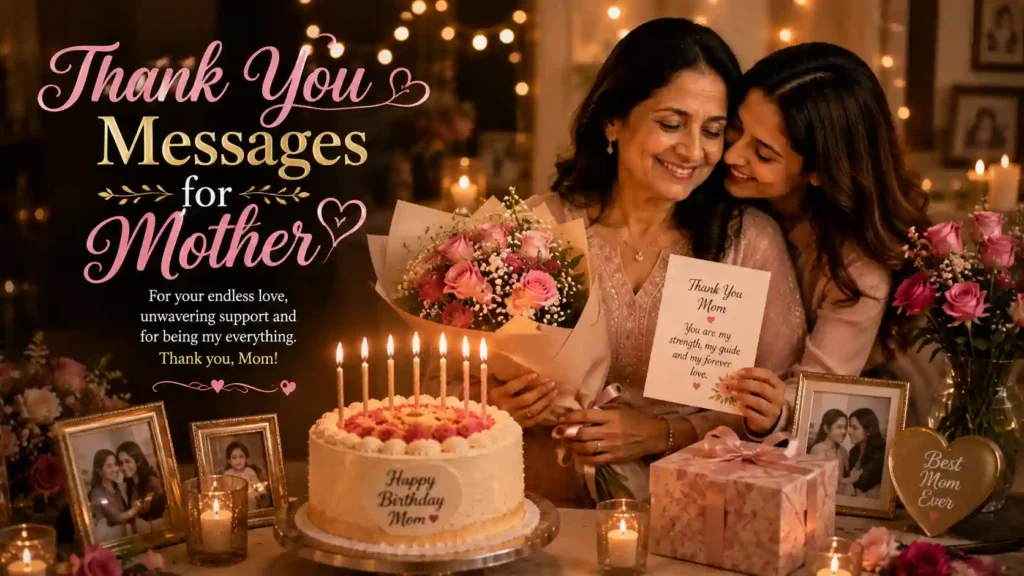 Thank You Messages for Mother