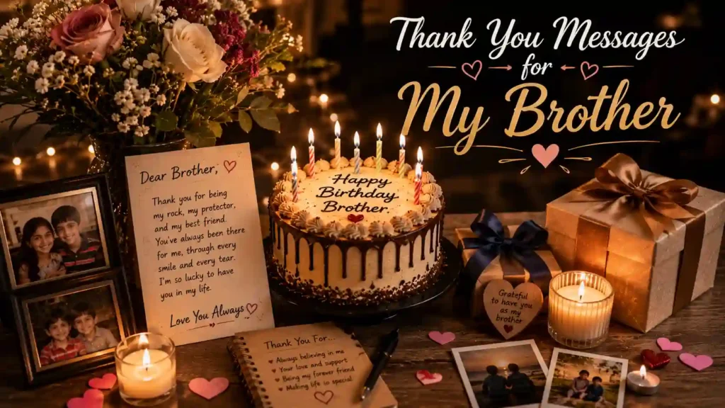 Thank You Messages for My Brother